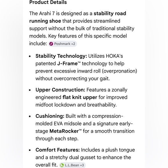 Hoka Arahi 7 Running Shoe Sneaker Women’s 10 Blue Mint Green - Picture 7 of 8